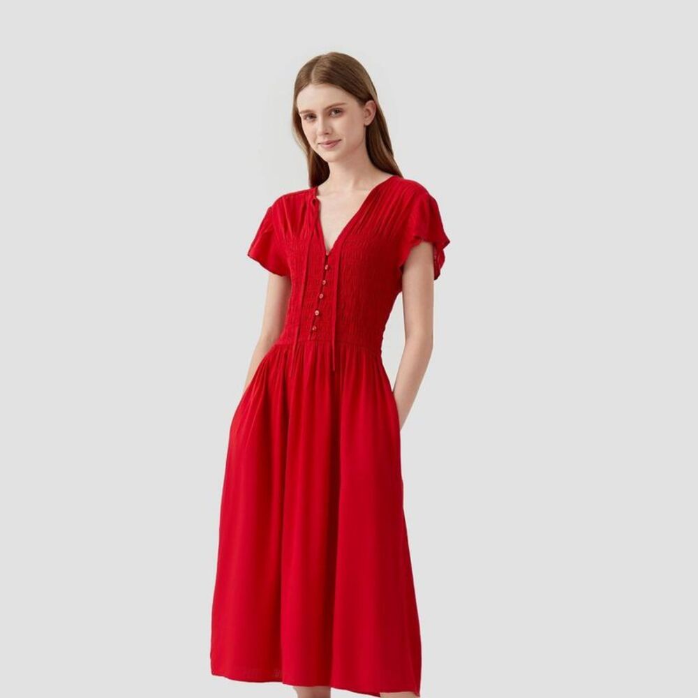 Universal Thread Red Strapless Dress